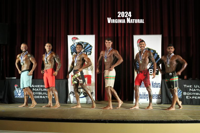 2024 ANBF VIRGINIA NATURAL RESULTS ANBF Natural Bodybuilding