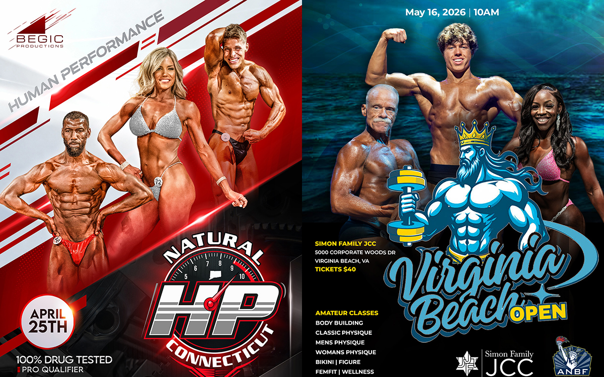 ANBF Natural HP Connecticut natural bodybuilding event Pro Qualifier April 25 2026